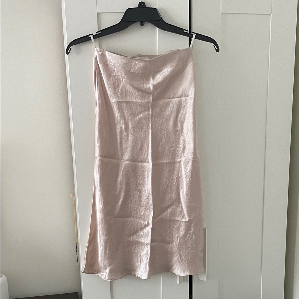 Babaton Blush Satin Skirt - Picture 5 of 9